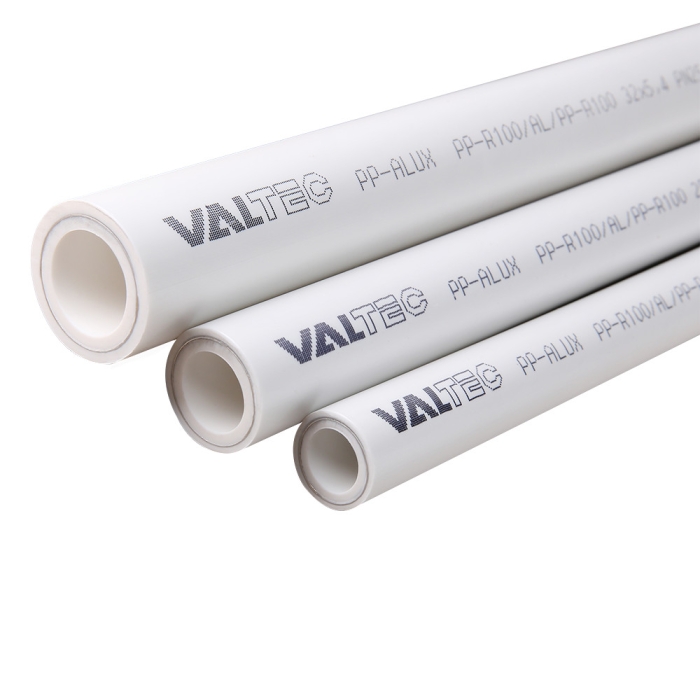 Valtec ТРУБА PP- ALUX, арм. алюминием, PN 25, 25 MM (белый, по 2м)  