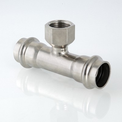 Valtec Тройник с вн.р. нерж. сталь 22х3/4  