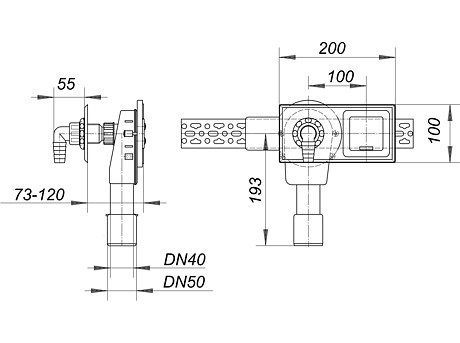 HL 400E Сифон для сушильной машины