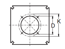 Buderus Пластина с отверстиями SK655 D165 (7057648)  