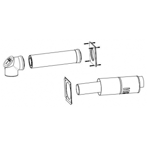 Buderus Комплект для отвода дымовых газов UB-Flex 15 м, DN 110 для GB