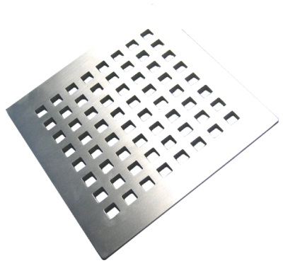 HL 066Q.1E Решетка КВАДРО из нержавеющей стали 138 х 138 мм