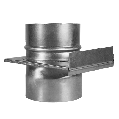 Одностенный дымоход Дымофф Шибер задвижка 500 AISI409 1мм