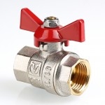 Valtec Кран шар. BASE, рукоятка бабочка 3/4" вн.-вн.  