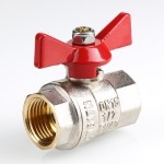 Valtec Кран шар. BASE, рукоятка бабочка 3/4 вн.-вн.  