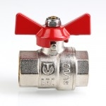 Valtec Кран шар. BASE, рукоятка бабочка 3/4 вн.-вн.  