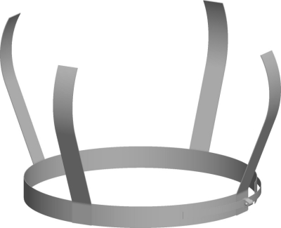 Wolf Дымоход Распорка DN315из нержавеющей стали