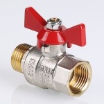 Valtec Кран шар. BASE, рукоятка бабочка 3/4 вн.-нар.  