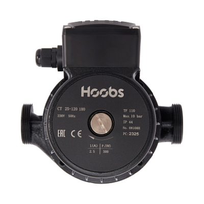 Насос циркуляционный Hoobs CT 25-120 180мм 500Вт 1х220В 50Гц (с гайками)
