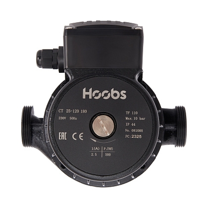 Насос циркуляционный Hoobs CT 25-120 180мм 500Вт 1х220В 50Гц (с гайками)  