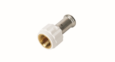 Henco Муфта ВР, ПВДФ пресс (белая), 20x3/4