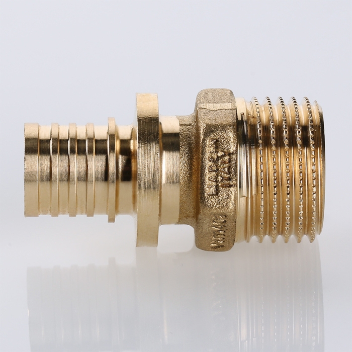 Valtec VTm.401.BG.002506 Соединитель надвижной с переходом на нар.р. 25(3,5) х 1  