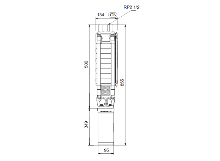   Скважинный насос Grundfos SP 17-4  