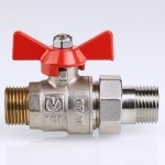 Valtec Кран шар. BASE с полусгоном 1/2 нар.-нар.  