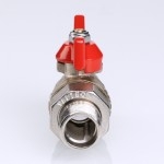 Valtec Кран шар. BASE с полусгоном 1/2" нар.-нар.  