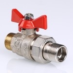 Valtec Кран шар. BASE с полусгоном 1/2 нар.-нар.  