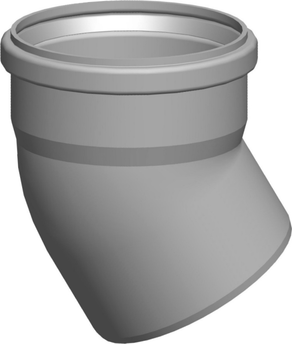 Wolf Дымоход Отвод DN160 30°, из полипропилена  