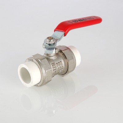 Valtec Кран латунный с PPR муфтами, 32мм  