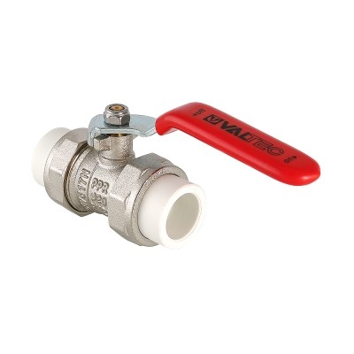 Valtec Кран латунный с PPR муфтами, 32мм