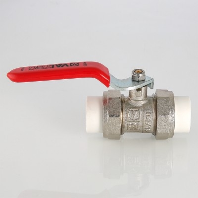 Valtec Кран латунный с PPR муфтами, 32мм  