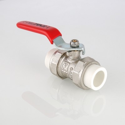 Valtec Кран латунный с PPR муфтами, 32мм  