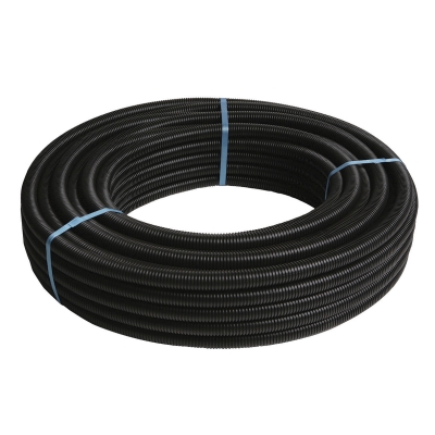 Henco Металлопластиковая труба RIXc в черной гофре, 20х2, бухта 25 метров