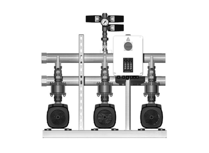 Насосная группа Grundfos HYDRO MULTI-S 2 CM3-4  