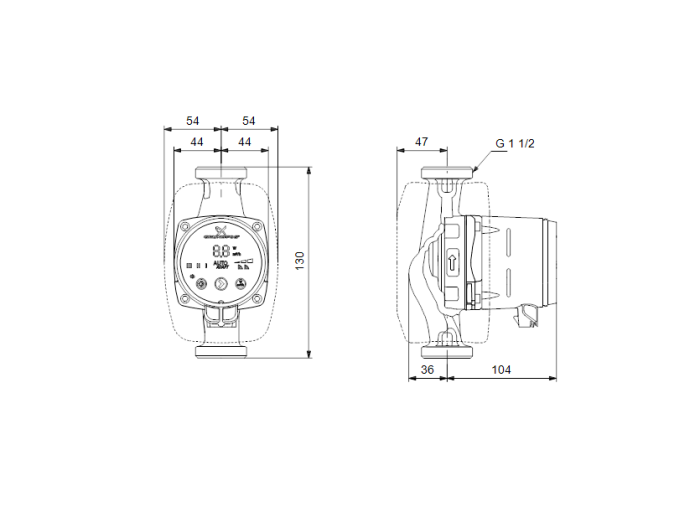 Циркуляционный насос Grundfos ALPHA2 25-40 130 (99411143)  
