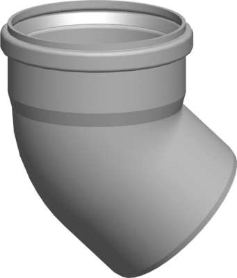 Wolf Дымоход Отвод DN160 45°, из полипропилена