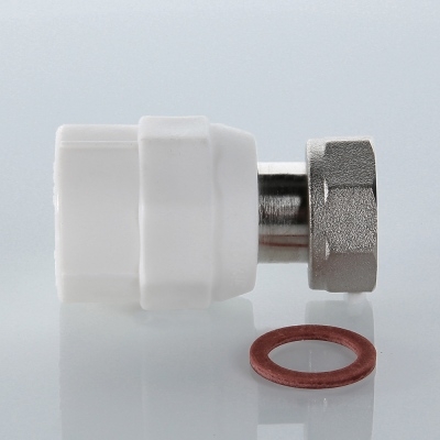 Valtec Соединитель PPR с накидной гайкой 25х3/4  