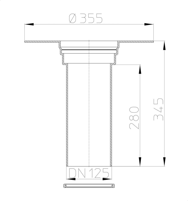 HL 65F Надставной элемент для ПП-мембран