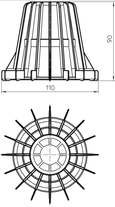 HL 080.8E Листвоуловитель  