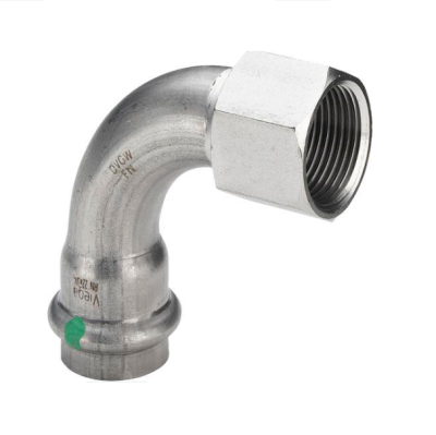 Viega Отвод пресс-В 90 22x3/4 нерж.