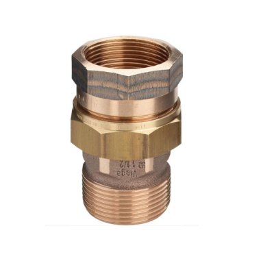 Viega Разъемное соединение НВ 3/4 с плоским уплотнением, бронза (Сгон)