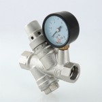 Valtec Редуктор давления с фильтром и манометром, от 2 до 5 бар 1/2  