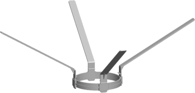 Wolf Дымоход Распорка для дымохода DN125, комплект 6 шт.