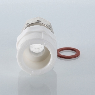 Valtec Соединитель PPR с накидной гайкой 25х1  