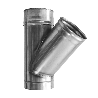 Одностенный дымоход Дымофф Тройник 135 120 AISI321 1мм