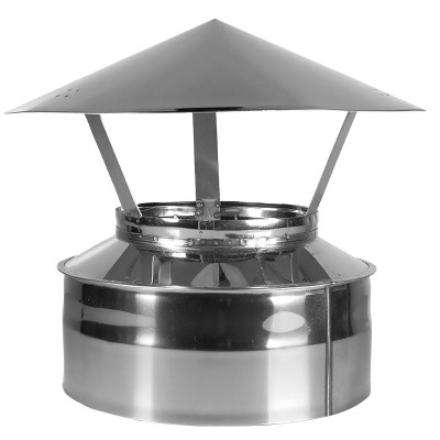 Сэндвич дымоход Дымофф Оголовок 380*300 AISI430 0.5мм