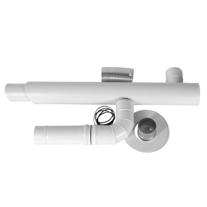 Дымофф Комплект коаксиального дымохода 100/78 (универсальный)  