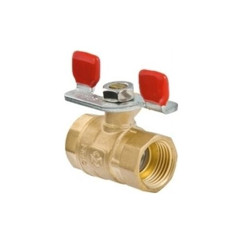 Valtec Кран шар., рукоятка бабочка вн.-вн. 1/2"  