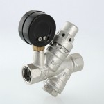 Valtec Редуктор давления с фильтром и манометром, от 2 до 5 бар 3/4  