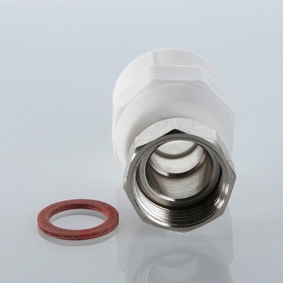 Valtec Соединитель PPR с накидной гайкой 32х1  