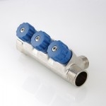 Коллектор Valtec Коллектор с регул. вентилями, 1х2 вых. 1/2 нар.  