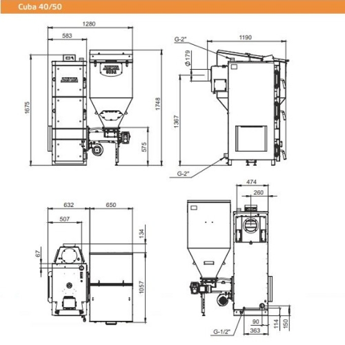 Котел автоматический ZOTA Cuba 40  