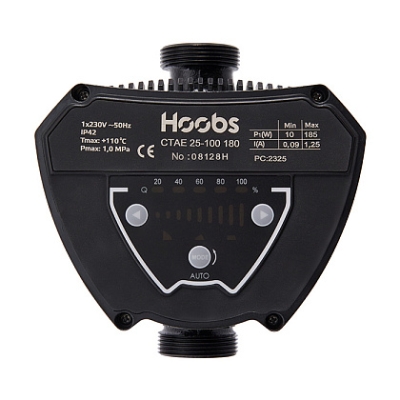 Насос циркуляционный Hoobs CTAE 25-80 180мм 130Вт 1х220В 50Гц (с гайками)