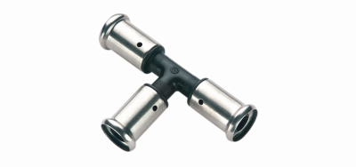 Henco Тройник равнопроходный, ПВДФ пресс, 16x16x16