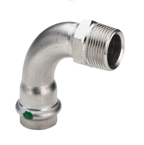 Viega Отвод пресс-Н 15х1/2 нерж.  