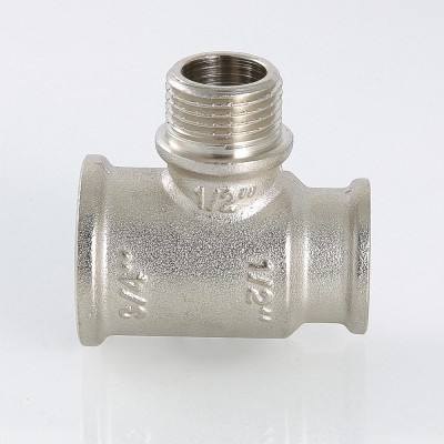 Valtec Тройник с переходом на нар. р. 3/4х1/2х1/2 вн.-нар.-вн.  