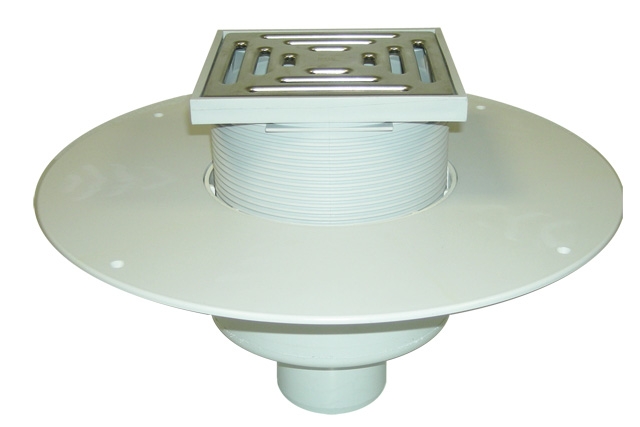 HL 62BP/5 Кровельная воронка с фланцем для ПВХ гидроизоляции, DN160  